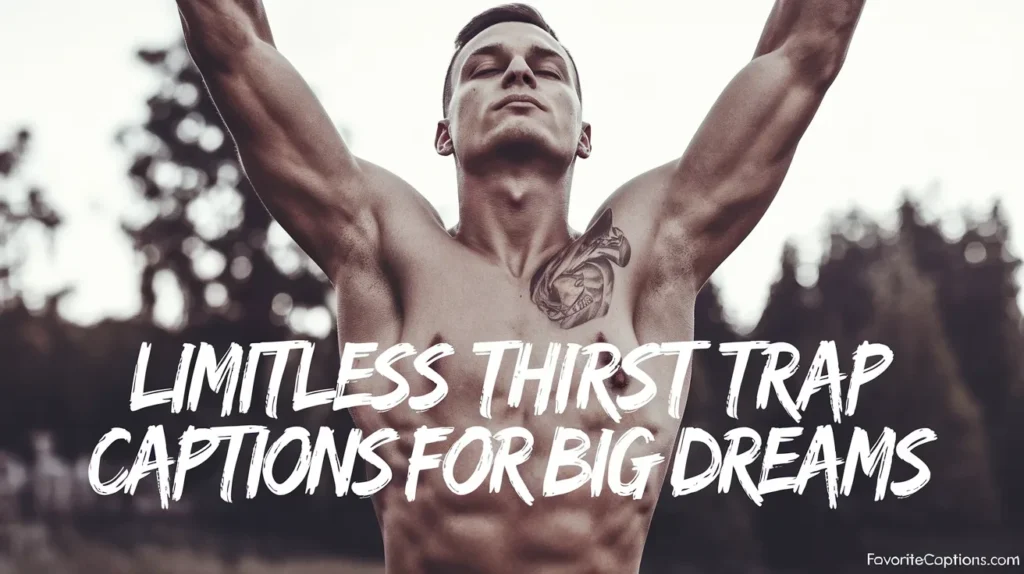 Limitless Thirst Trap Captions for Big Dreams