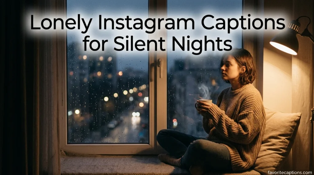 Lonely Instagram Captions for Silent Nights