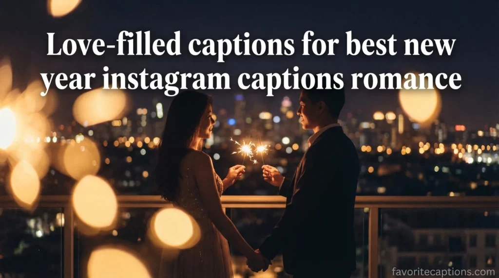 Love-filled captions for best new year instagram captions romance