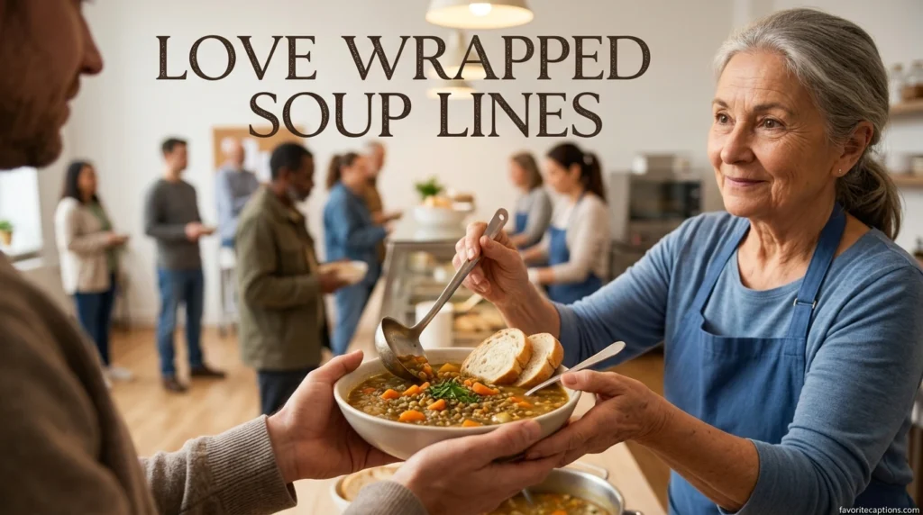 Love Wrapped Soup Lines