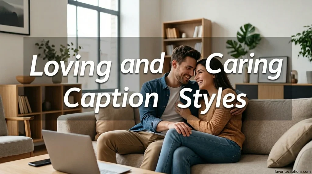Loving and Caring Caption Styles