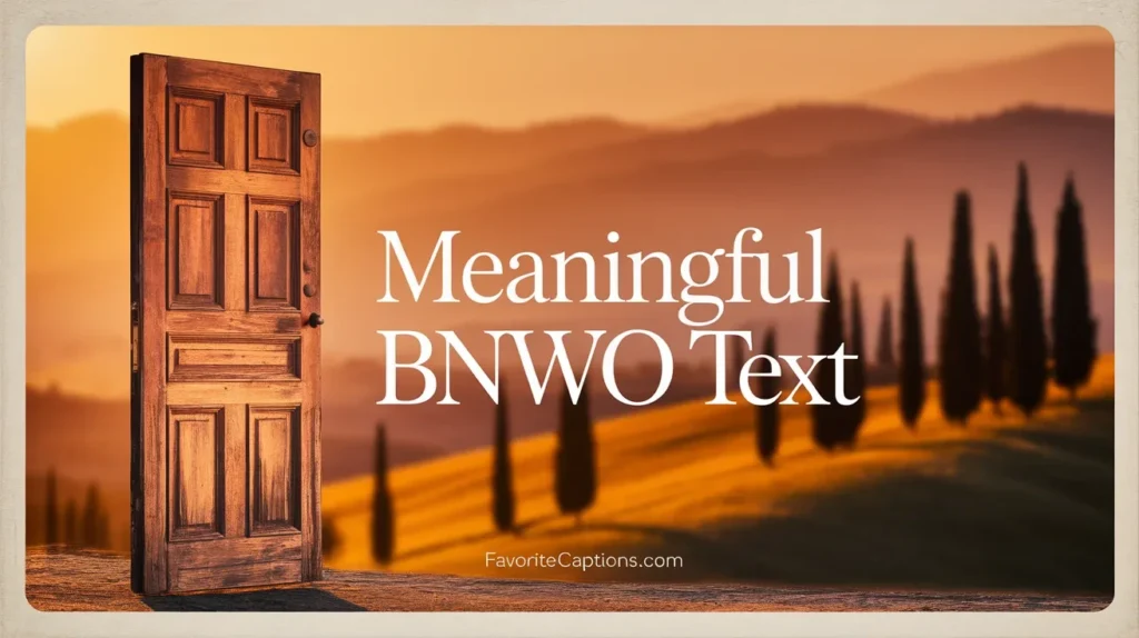 Meaningful BNWO Text