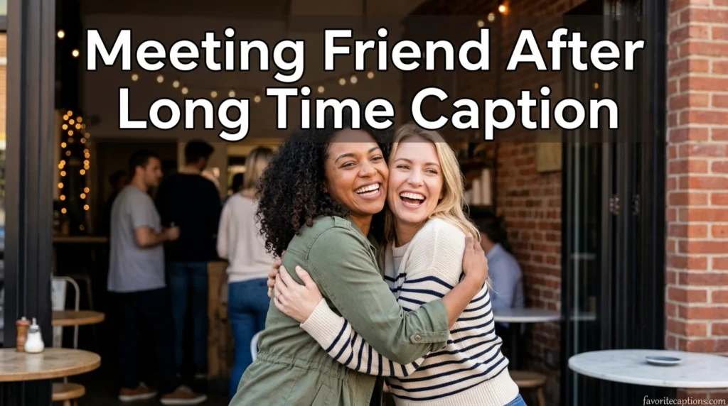 Meeting Friend After Long Time Caption