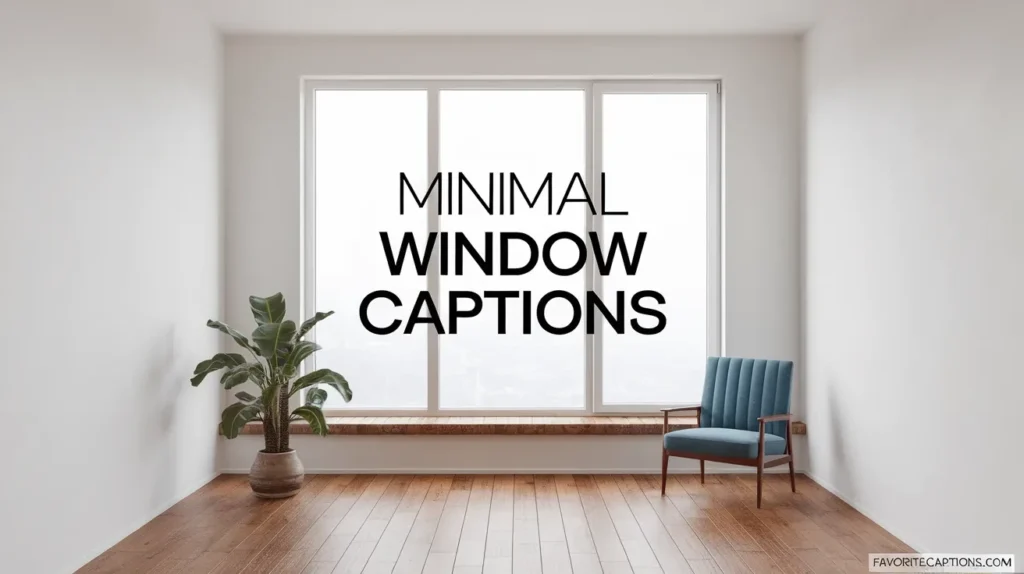 Minimal window captions