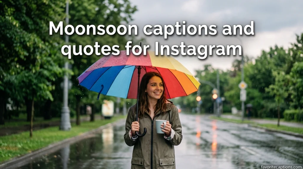 Moonsoon captions and quotes for Instagram