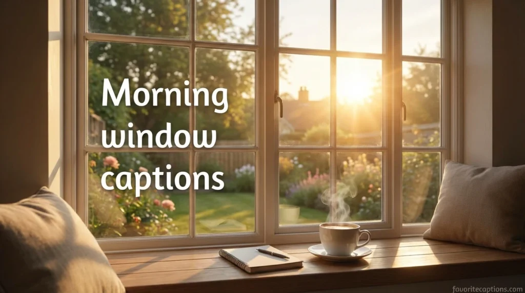 Morning window captions