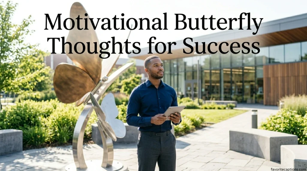Motivational Butterfly Thoughts for Success