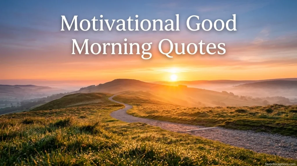 Motivational Good Morning Quotes