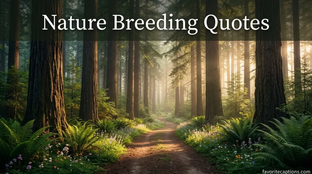 Nature Breeding Quotes