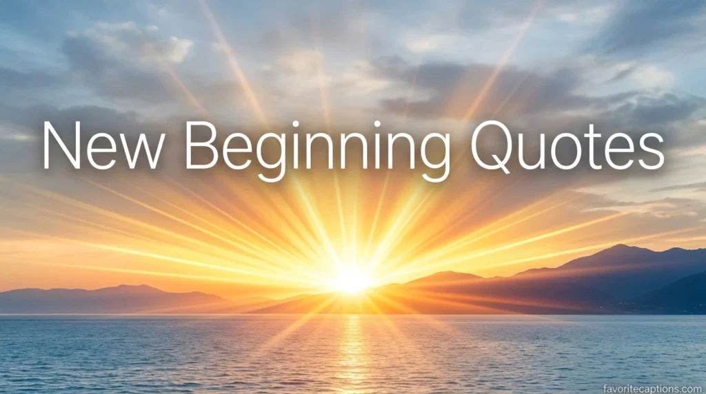 New Beginning Quotes