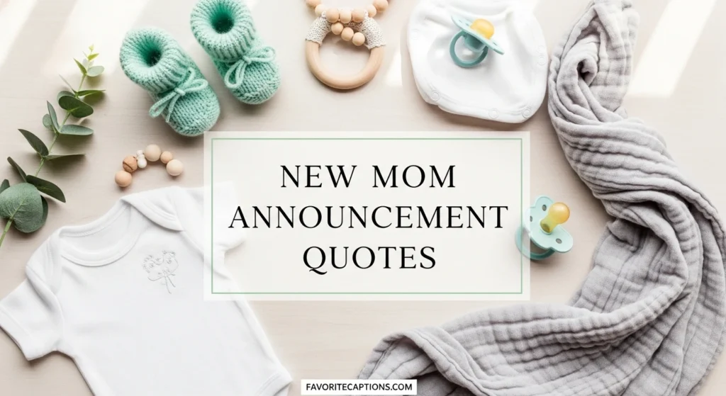 New Mom Announcement Quotes