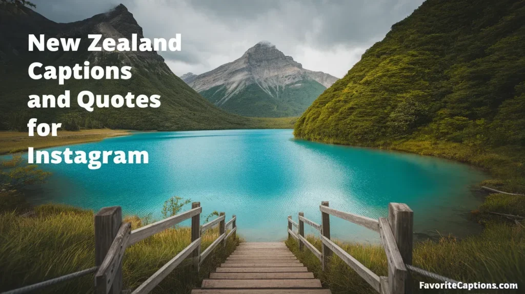 New Zealand Captions and Quotes for Instagram