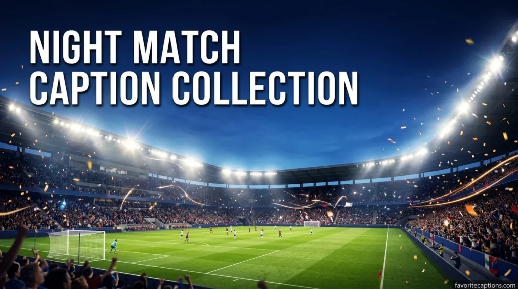 Night Match Caption Collection