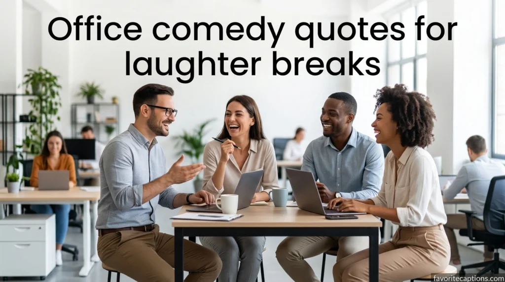Office comedy quotes for laughter breaks