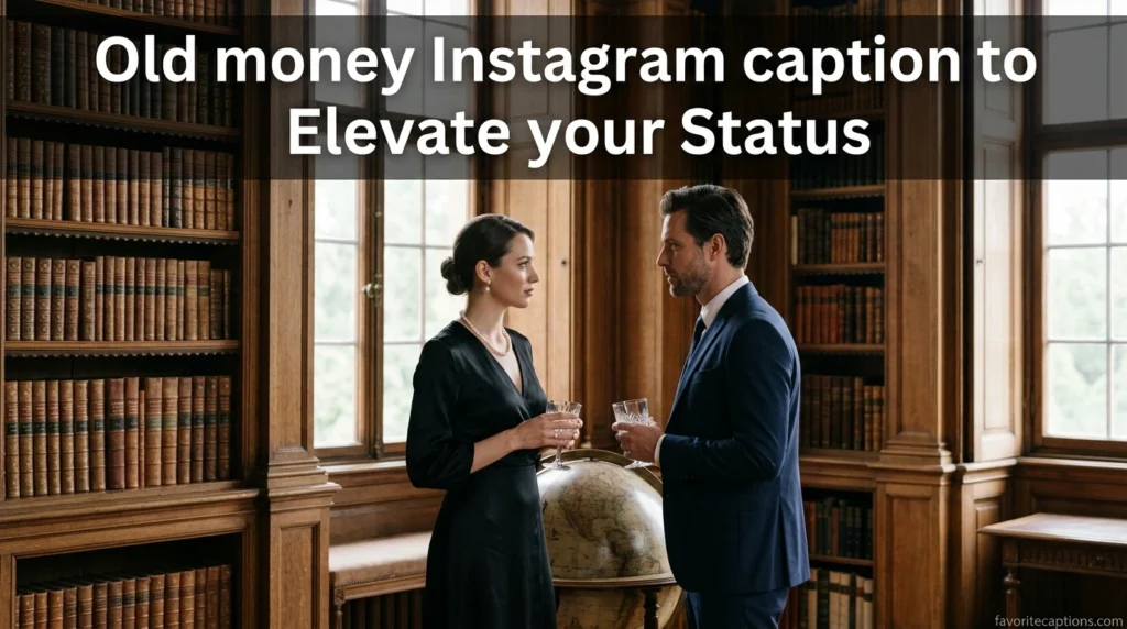 Old money Instagram caption to Elevate your Status