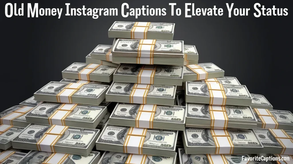 Old Money Instagram Captions To Elevate Your Status
