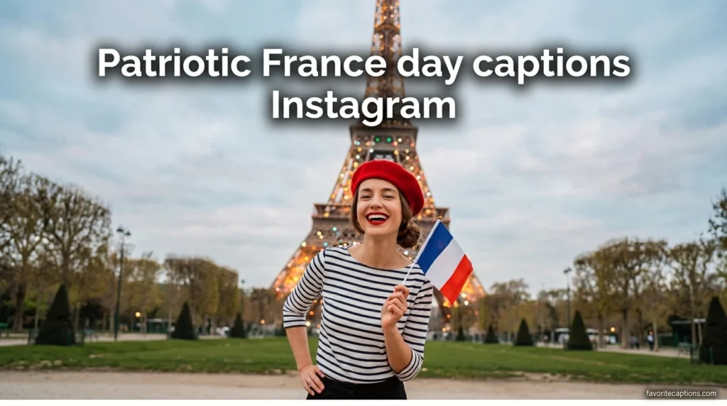 Patriotic France day captions Instagram