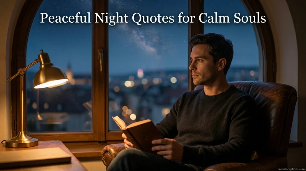Peaceful Night Quotes for Calm Souls