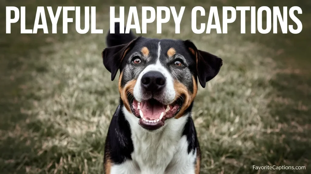 Playful Happy Captions