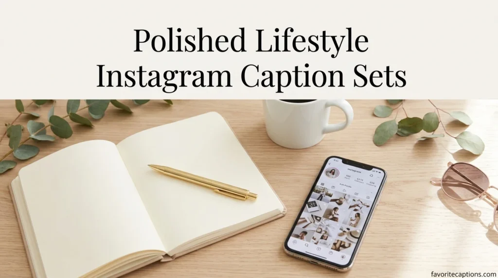 Polished Lifestyle Instagram Caption Sets