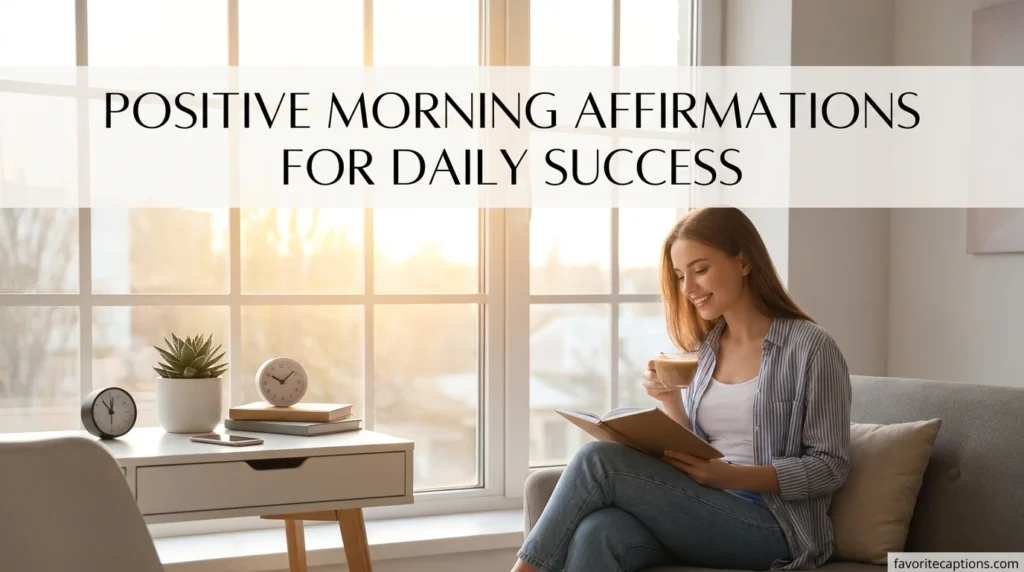 Positive morning affirmations for daily success