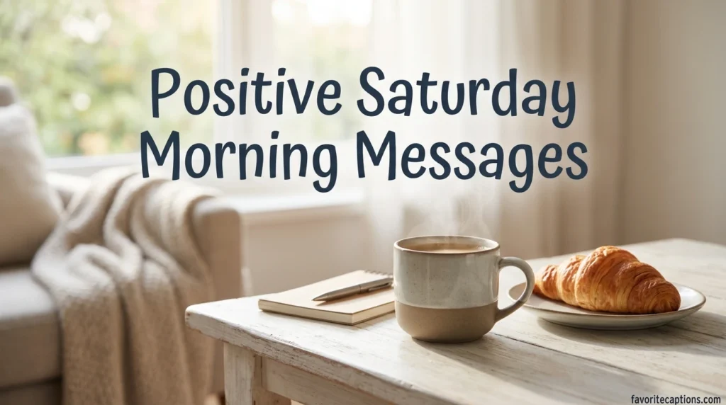 Positive Saturday Morning Messages