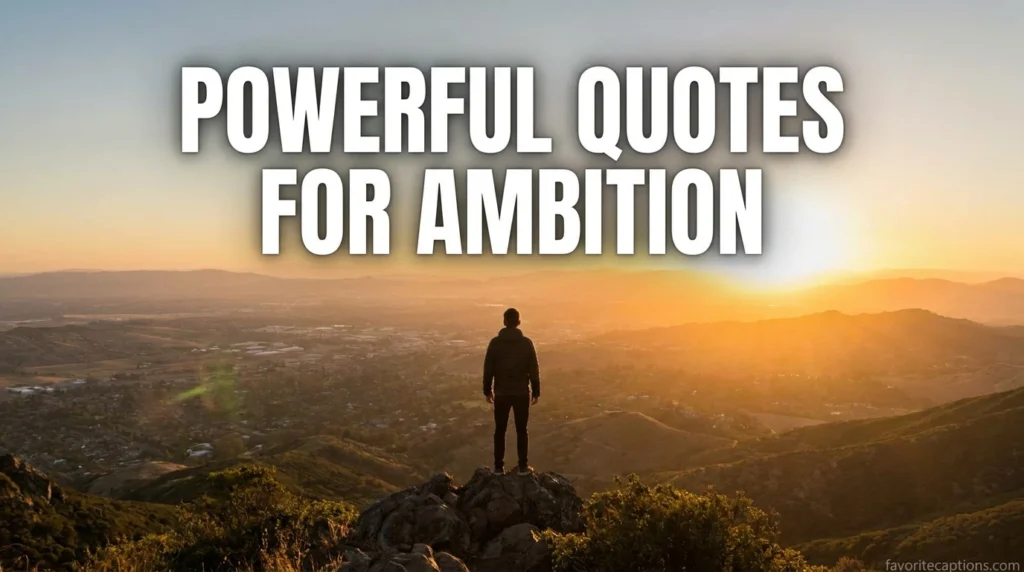 Powerful quotes for ambition