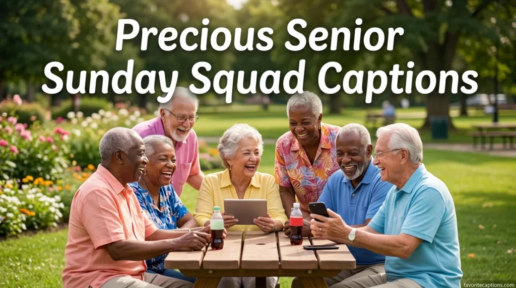 Precious Senior Sunday Squad Captions