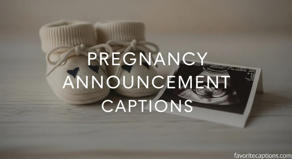 Pregnancy Announcement Captions