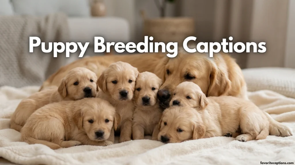 Puppy Breeding Captions