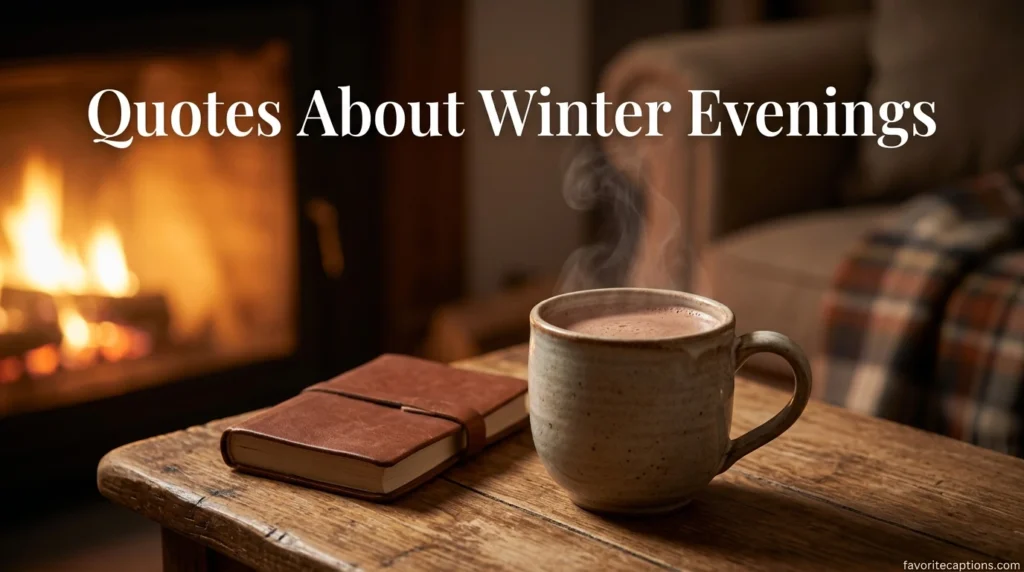 Quotes About Winter Evenings