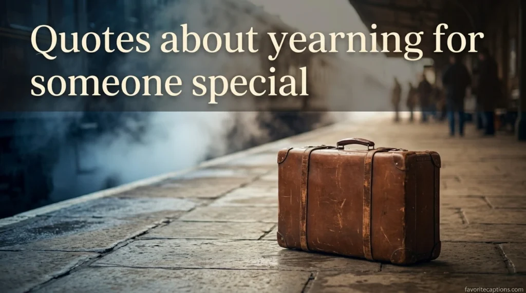 Quotes about yearning for someone special