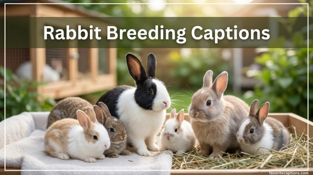 Rabbit Breeding Captions