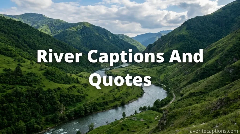 River Captions And Quotes