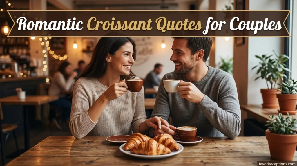 Romantic Croissant Quotes for Couples