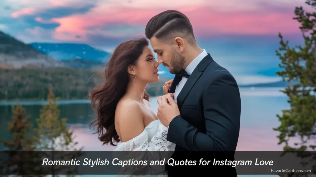 Romantic stylish captions and quotes for Instagram love