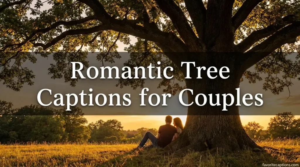 Romantic Tree Captions for Couples