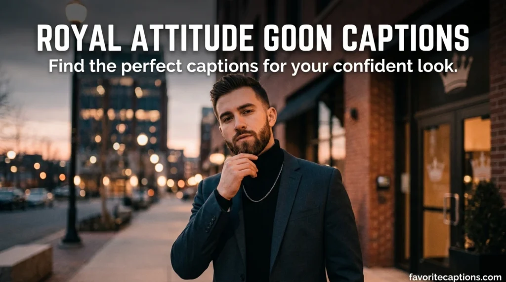 Royal attitude goon captions
