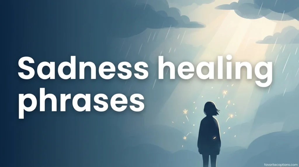 Sadness healing phrases