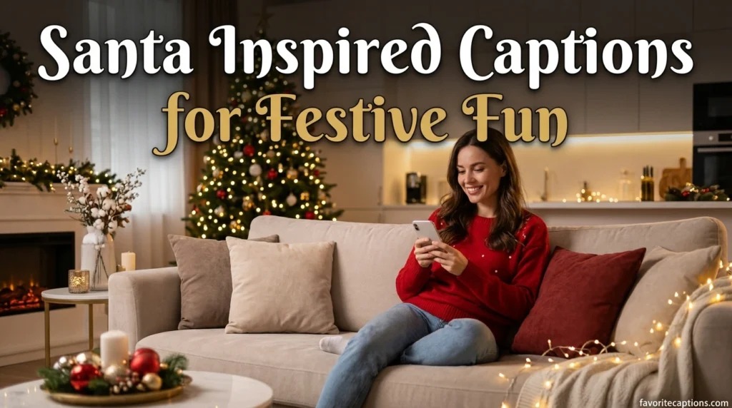 Santa Inspired Captions for Festive Fun