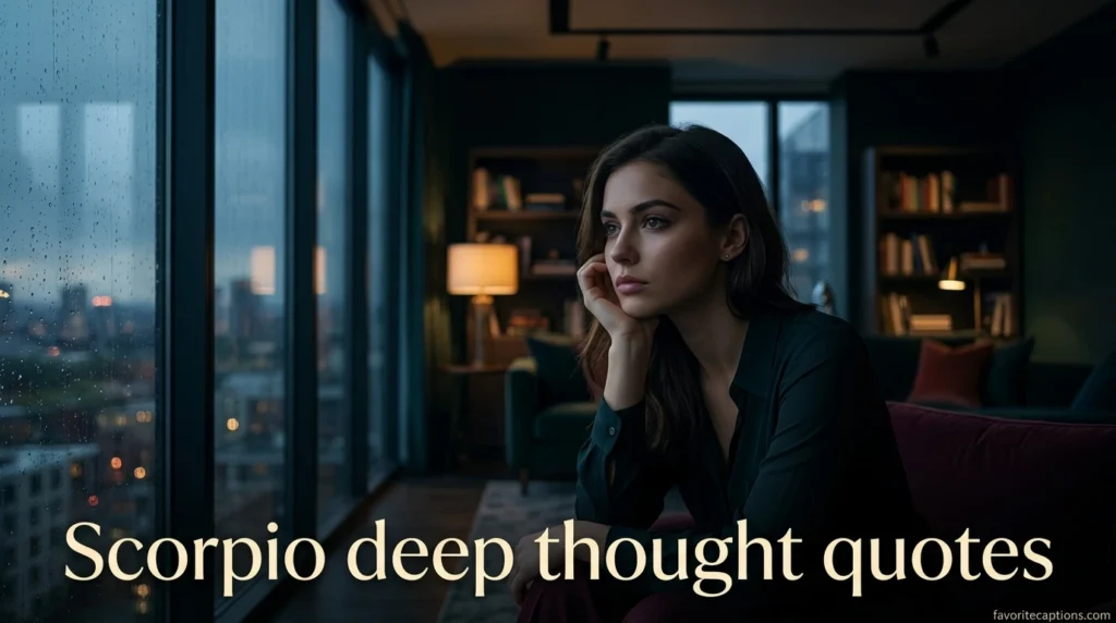 Scorpio deep thought quotes