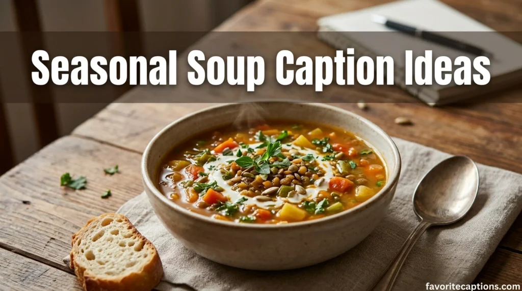 Seasonal Soup Caption Ideas