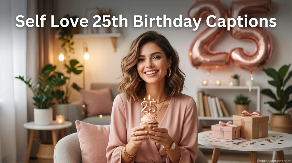 Self Love 25th Birthday Captions