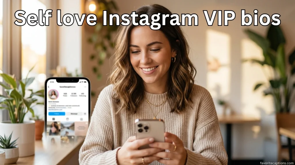 Self love Instagram VIP bios