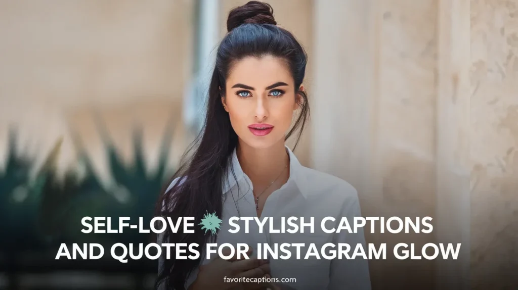 Self-love stylish captions and quotes for Instagram glow