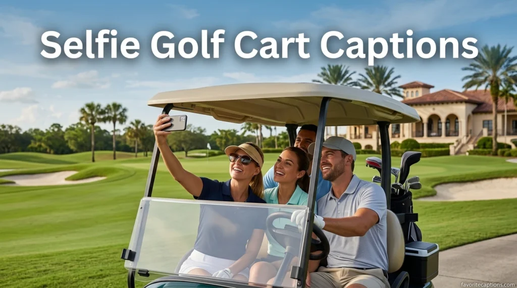 Selfie Golf Cart Captions