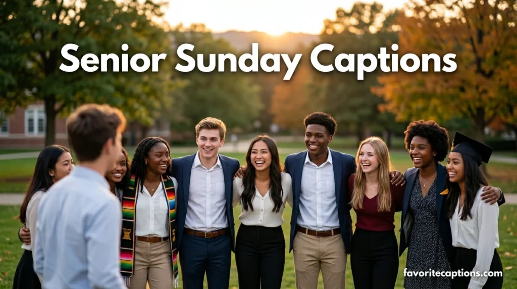 Senior Sunday Captions