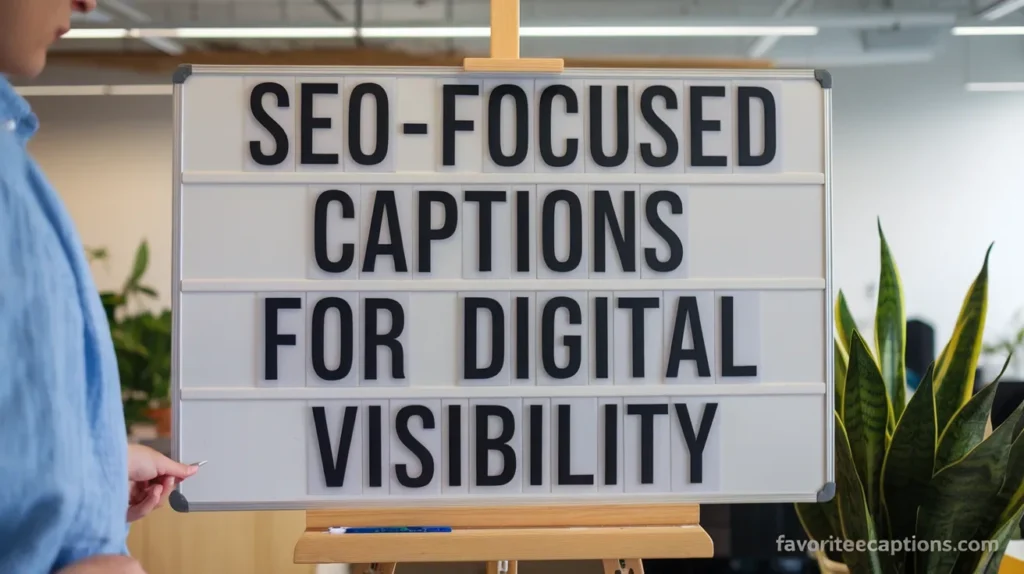 SEO-focused captions for digital visibility