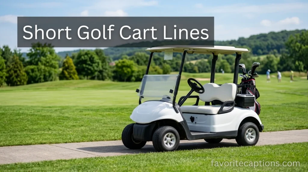 Short Golf Cart Lines