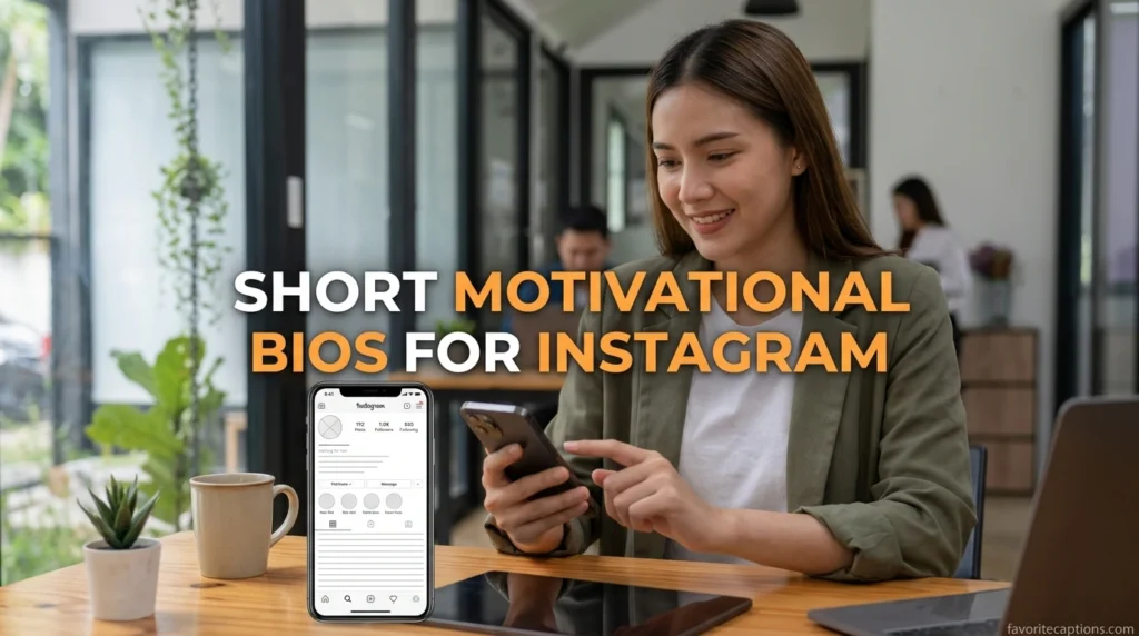 Short motivational bios for Instagram